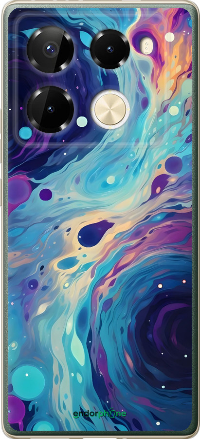 Силіконовий чехол Арт акварель для Infinix Note 40 Pro 4G - 6329u-3691 изображение 