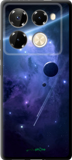 TPU чехол Планети в синьому космосі для Infinix Note 40 PRO 5G - 171b-3690 изображение 