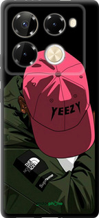 TPU чехол logo de yeezy для Infinix Note 40 PRO 5G - 3995b-3690 изображение 
