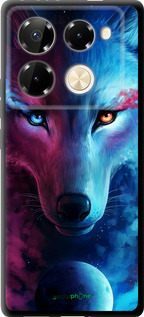 TPU чехол Арт-волк для Infinix Note 40 PRO 5G - 3999b-3690 изображение 