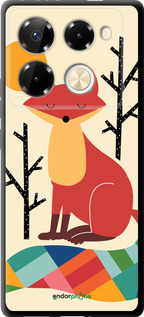 TPU чехол Rainbow fox для Infinix Note 40 PRO 5G - 4010b-3690 изображение 
