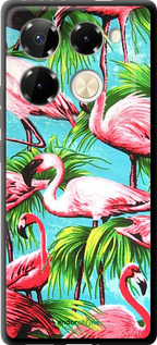 TPU чехол Tropical background для Infinix Note 40 PRO 5G - 4016b-3690 изображение 