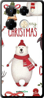 TPU чехол Merry Christmas для Infinix Note 40 Pro+ 5G - 4106b-3801 изображение 