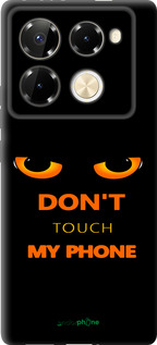 TPU чехол Don't touch the phone для Infinix Note 40 Pro+ 5G - 4261b-3801 изображение 