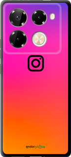 TPU чехол Instagram для Infinix Note 40 Pro+ 5G - 4273b-3801 изображение 