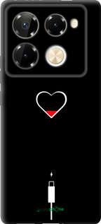 TPU чехол Подзарядка сердца для Infinix Note 40 PRO 5G - 4274b-3690 изображение 