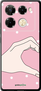 TPU чехол Половинка сердца для Infinix Note 40 Pro+ 5G - 4340b-3801 изображение 