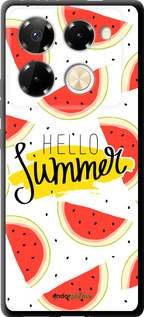 TPU чехол Hello Summer для Infinix Note 40 Pro+ 5G - 4356b-3801 изображение 