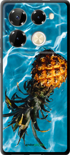 TPU чехол Ананас на воді для Infinix Note 40 PRO 5G - 4384b-3690 изображение 