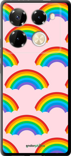 TPU чехол Rainbows для Infinix Note 40 PRO 5G - 4478b-3690 изображение 