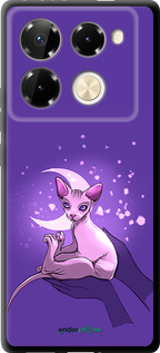 TPU чехол Кот2 для Infinix Note 40 PRO 5G - 4676b-3690 изображение 