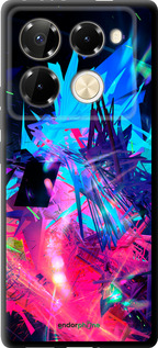 TPU чехол Абстрактний чохол для Infinix Note 40 Pro+ 5G - 4681b-3801 изображение 
