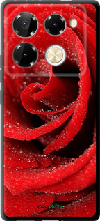 TPU чехол Червона троянда для Infinix Note 40 Pro+ 5G - 529b-3801 изображение 