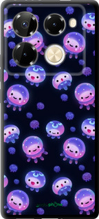 TPU чехол № 5414 для Infinix Note 40 PRO 5G - 5414b-3690 изображение 