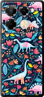 TPU чехол № 5415 для Infinix Note 40 PRO 5G - 5415b-3690 изображение 