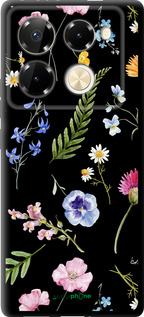 TPU чехол Цветочный фон v2 для Infinix Note 40 PRO 5G - 5472b-3690 изображение 