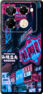 TPU чехол Hong Kong City для Infinix Note 40 PRO 5G - 5536b-3690 изображение 