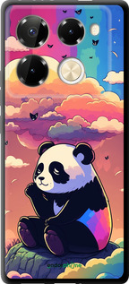 TPU чехол Панда в облаках для Infinix Note 40 PRO 5G - 5585b-3690 изображение 