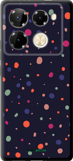 TPU чехол Горошек v2 для Infinix Note 40 PRO 5G - 5599b-3690 изображение 