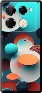 TPU чехол Горошок абстракція для Infinix Note 40 Pro+ 5G - 5608b-3801 изображение 