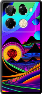 TPU чехол Абстракция v3 для Infinix Note 40 PRO 5G - 5620b-3690 изображение 