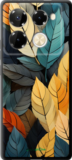 TPU чехол Кольорове листя для Infinix Note 40 PRO 5G - 5644b-3690 изображение 