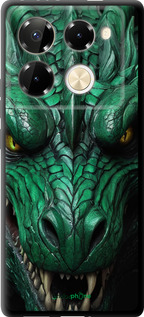 TPU чехол Зелёный дракон v2 для Infinix Note 40 PRO 5G - 5817b-3690 изображение 