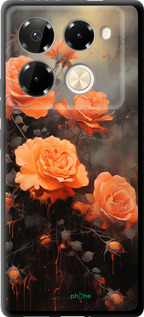 TPU чехол Оранжеві троянди для Infinix Note 40 PRO 5G - 5944b-3690 изображение 