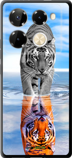 TPU чехол Тигр для Infinix Note 40 PRO 5G - 6016b-3690 изображение 