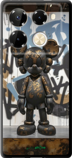 TPU чехол Bronze kaws v2 для Infinix Note 40 Pro+ 5G - 6098b-3801 изображение 