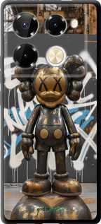TPU чехол Bronze kaws v3 для Infinix Note 40 Pro+ 5G - 6099b-3801 изображение 
