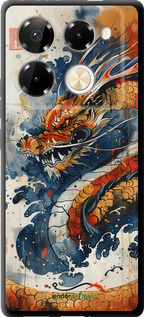 TPU чехол Ярость дракона для Infinix Note 40 PRO 5G - 6112b-3690 изображение 