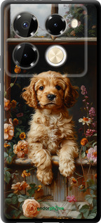 TPU чехол Щенок cocker spaniel для Infinix Note 40 PRO 5G - 6136b-3690 изображение 