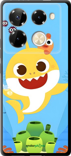 TPU чехол Бейби Шарк для Infinix Note 40 PRO 5G - 6303b-3690 изображение 