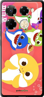 TPU чехол Бейби Шаркс для Infinix Note 40 PRO 5G - 6305b-3690 изображение 