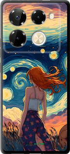 TPU чехол Дівчина Арт для Infinix Note 40 PRO 5G - 6325b-3690 изображение 