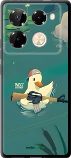 TPU чехол Уточка с автоматом для Infinix Note 40 PRO 5G - 6356b-3690 изображение 