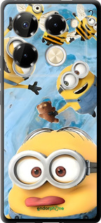 TPU чехол Миньоны для Infinix Note 40 PRO 5G - 6386b-3690 изображение 