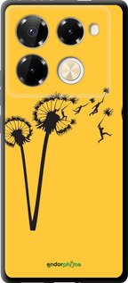 TPU чехол Мінімалізм кульбаби для Infinix Note 40 Pro+ 5G - 6449b-3801 изображение 
