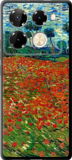 TPU чехол Вінсент Ван Гог-Макове поле для Infinix Note 40 Pro+ 5G - 6466b-3801 изображение 