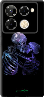 TPU чехол С изображением скелета для Infinix Note 40 PRO 5G - 6537b-3690 изображение 