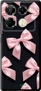 TPU чехол Coquette Ribbons Dark Coquette для Infinix Note 40 Pro+ 5G - 6767b-3801 изображение 