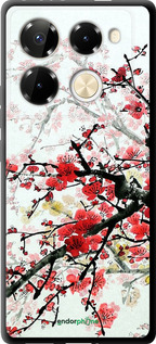 TPU чехол Квітучий кущ для Infinix Note 40 Pro+ 5G - 831b-3801 изображение 