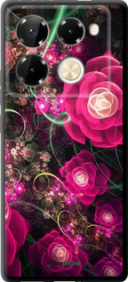 TPU чехол Абстрактные цветы 3 для Infinix Note 40 PRO 5G - 850b-3690 изображение 