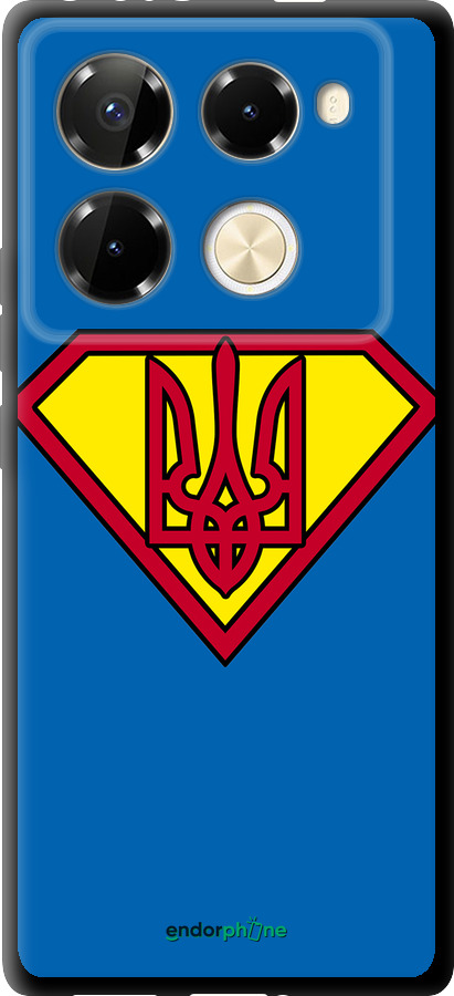 TPU чехол Супер Тризуб для Infinix Note 40 Pro+ 5G - 1164b-3801 изображение 