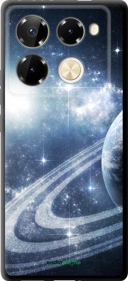 TPU чехол Кільця Сатурна для Infinix Note 40 Pro+ 5G - 173b-3801 изображение 