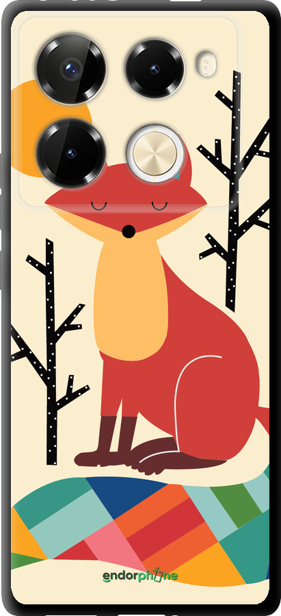 TPU чехол Rainbow fox для Infinix Note 40 PRO 5G - 4010b-3690 изображение 