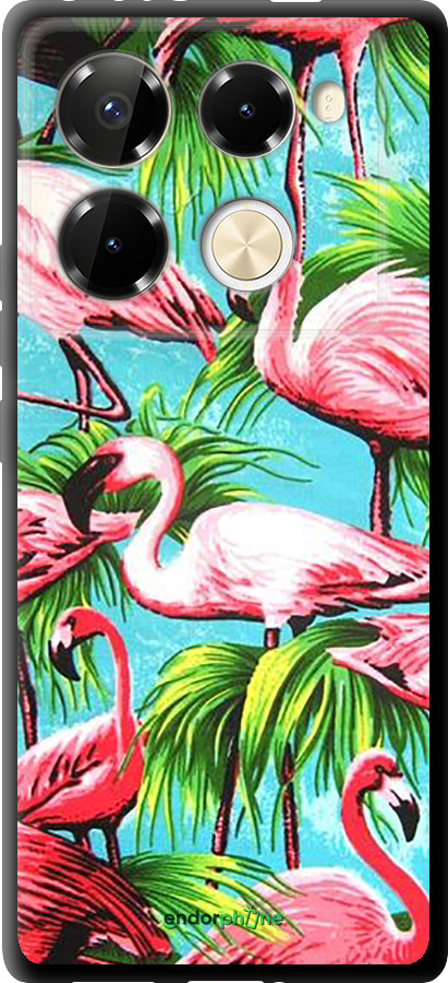 TPU чехол Tropical background для Infinix Note 40 PRO 5G - 4016b-3690 изображение 
