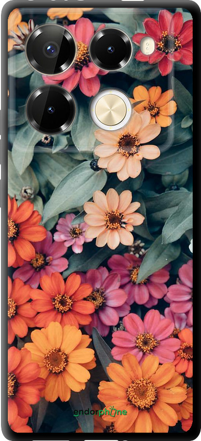 TPU чехол Beauty flowers для Infinix Note 40 PRO 5G - 4050b-3690 изображение 