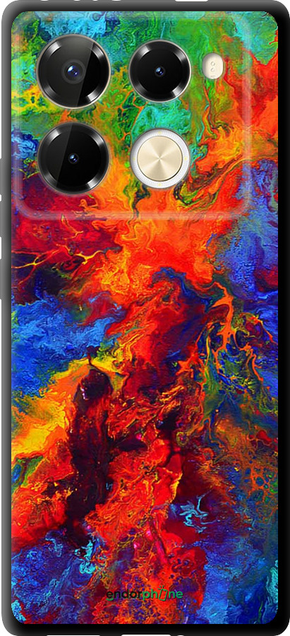TPU чехол Акварель на холсте для Infinix Note 40 PRO 5G - 4150b-3690 изображение 